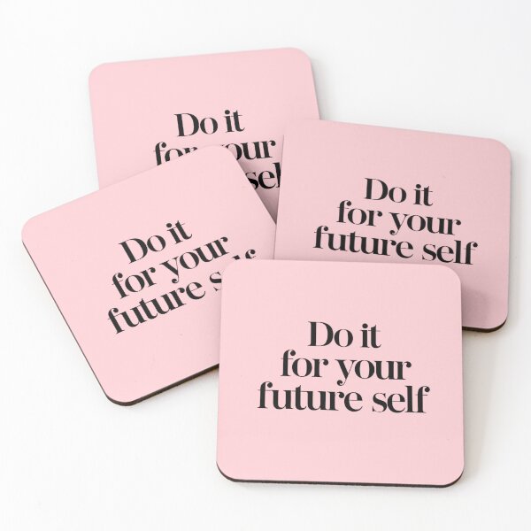 Item preview, Do It For Your Future Self - Minimalist Motivational Quote designed and sold by Mintiko2.
