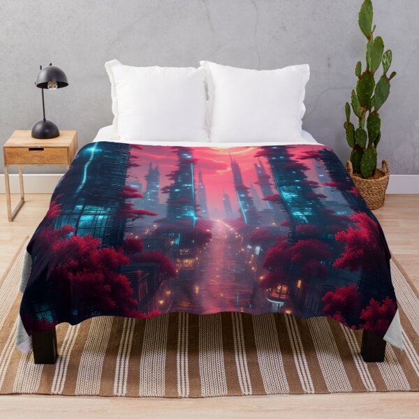 Item preview, Neon Metropolis at Twilight designed and sold by oanaunciuleanu.
