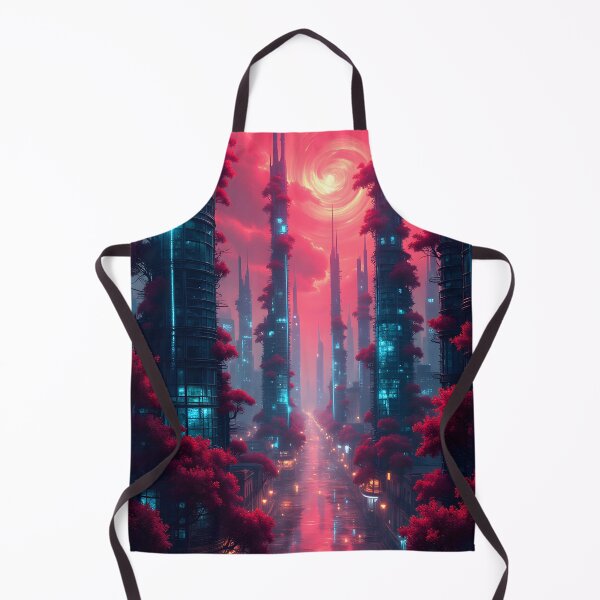Item preview, Neon Metropolis at Twilight designed and sold by oanaunciuleanu.