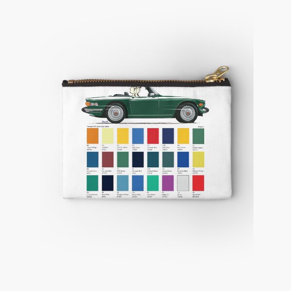 Item preview, TR6 in British Racing Green and color chart designed and sold by Bigs66.