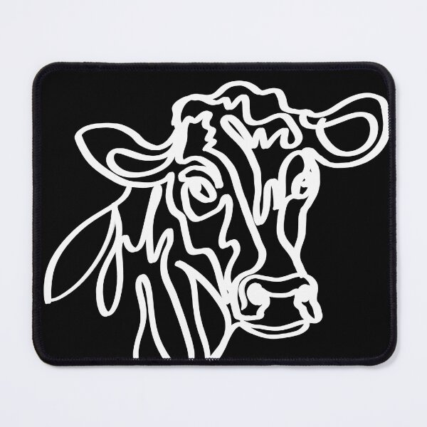 Item preview, Cow outline animal line art designed and sold by Thought2reality.