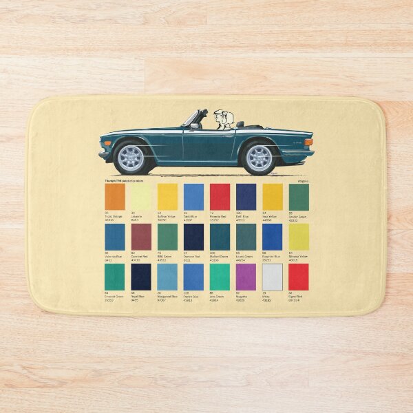 Item preview, UK TR6 in Mallard Green with 'premium' wheels and colour chart designed and sold by Bigs66.