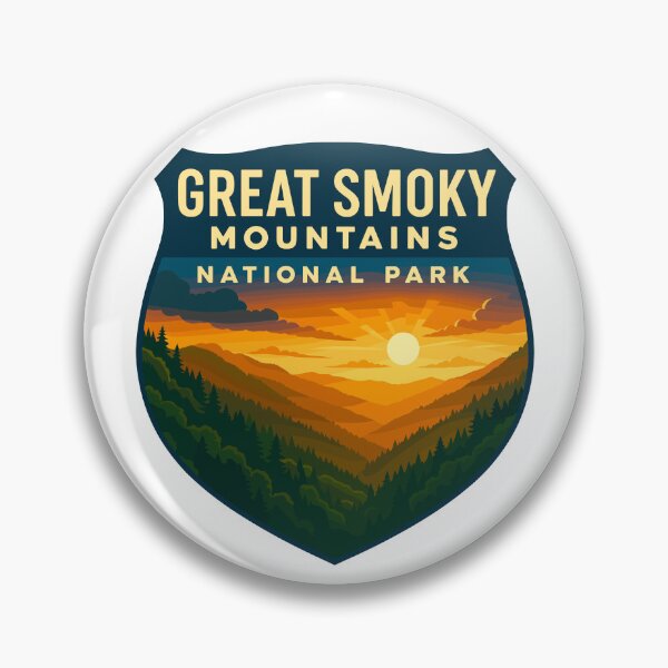 Item preview, Great Smoky Mountains National Park Retro Sticker designed and sold by Ismeal Von.