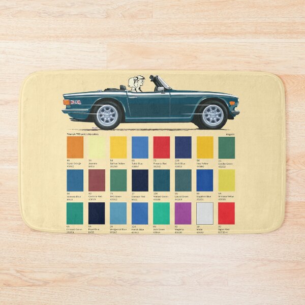 Item preview, TR6 in Mallard Green with 'premium' wheels and color chart designed and sold by Bigs66.
