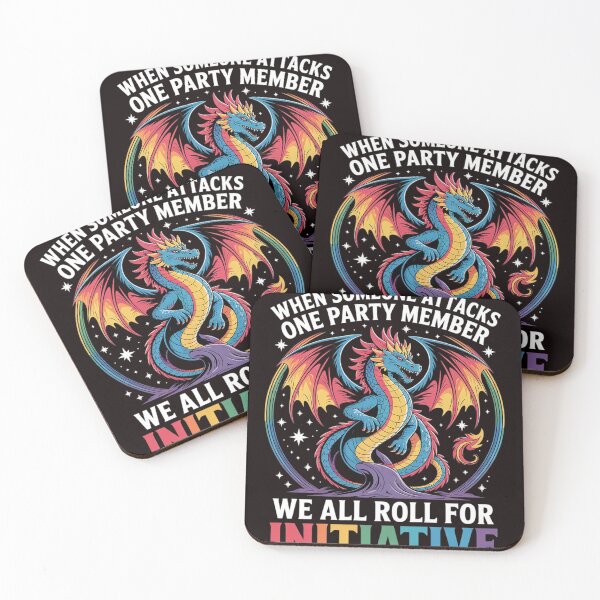 Item preview, When Someone Attacks One Party Member We All Roll Initiative  designed and sold by sheenmi.