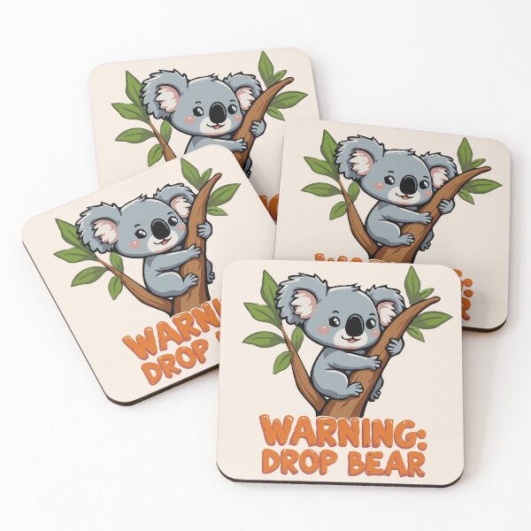 Item preview, Drop Bear - Funny Australian Parody designed and sold by KhadijaBatool38.