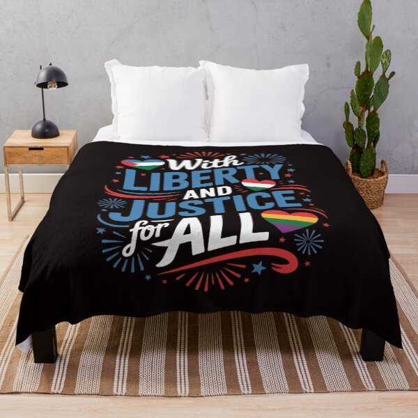 Item preview, With Liberty And Justice For All LGBT 2025 America Pride designed and sold by sheenmi.