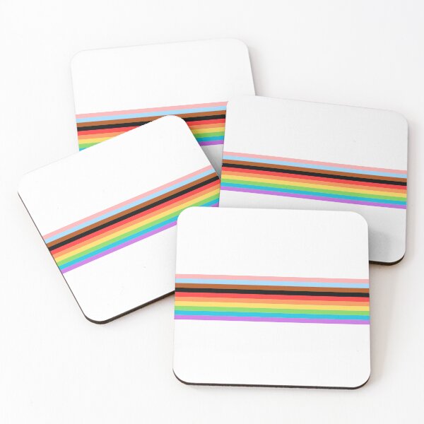 Item preview, Progress Pride Flag Stripe Subtle Queer LGBTQ Gay designed and sold by impossiblesoul.