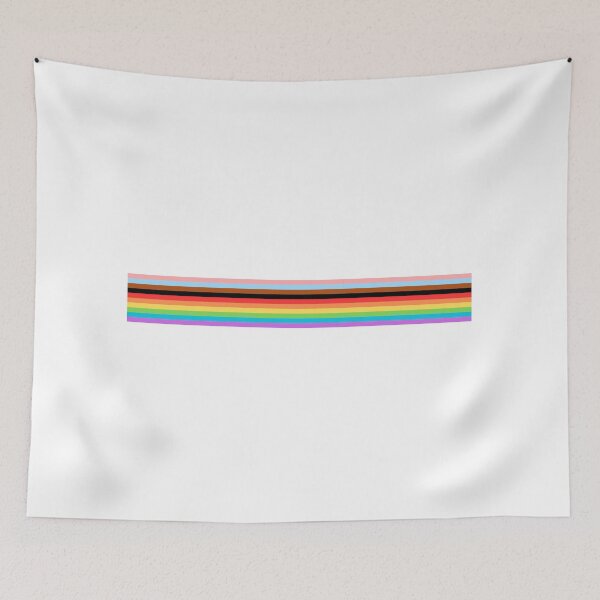 Item preview, Progress Pride Flag Stripe Subtle Queer LGBTQ Gay designed and sold by impossiblesoul.