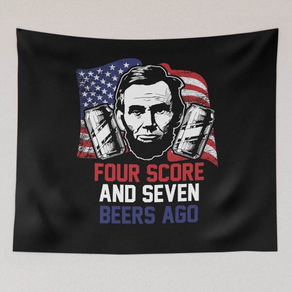 Item preview, Abe Lincoln USA Beer Drinking Design designed and sold by AllStarMerch.
