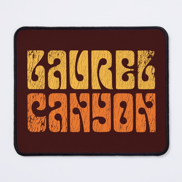 Item preview, Laurel Canyon seventies trippy hippie print - worn, aged finish designed and sold by retropetrol.
