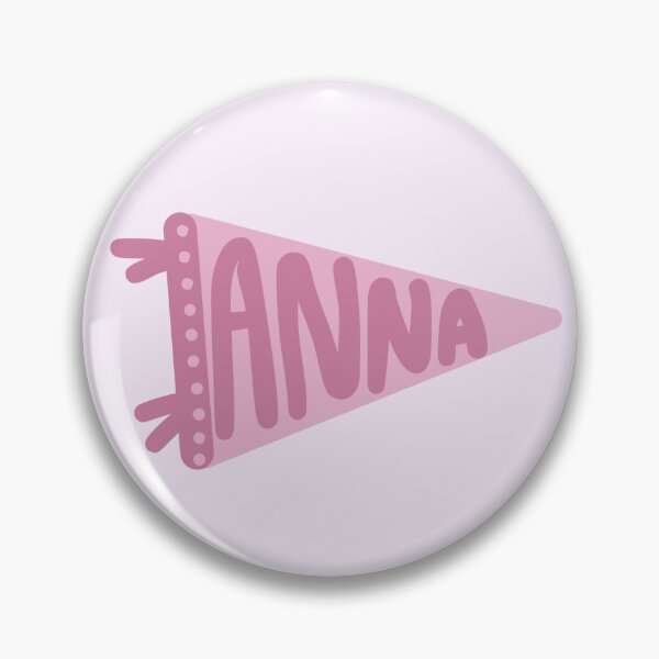 Item preview, Custom Name Pennant Banner Sticker – Pink Hand-Drawn Flag Design designed and sold by DrawnByE.