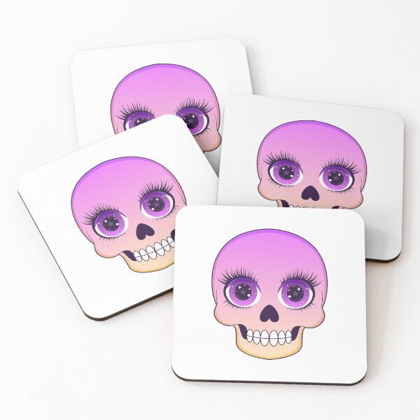 Item preview,  Cute cartoon skull  designed and sold by kiyanochka.