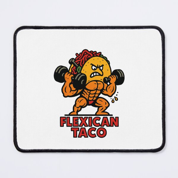 Item preview, Flexican Taco – Funny Gym Foodie Design designed and sold by Enea Kelo.