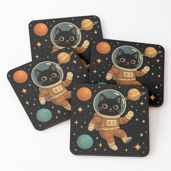 Item preview, Astral Cat – Space Adventure Feline designed and sold by Sztuboo.
