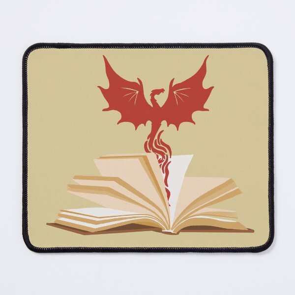 Item preview, Dragon Rising Out of Book designed and sold by KatinaWolfCreative.