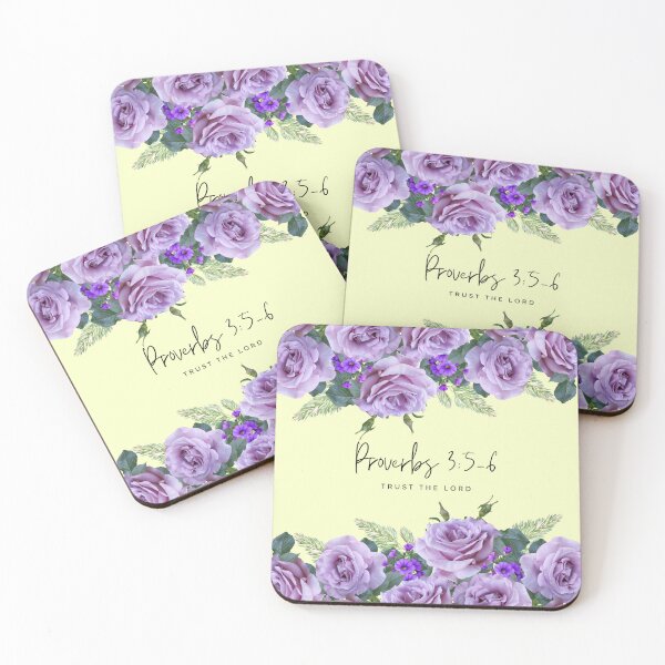 Item preview, Proverbs 3:5-6 | Trust the Lord | Purple 3 designed and sold by Proverbs 3:5-6.