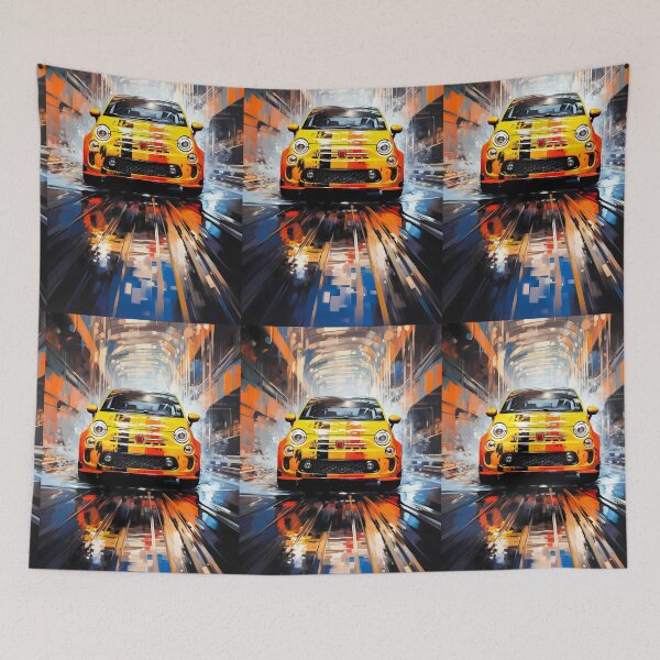 Item preview, Aggressive Hot Hatch Car with Racing Inspired Graphics designed and sold by RevUpDesign.