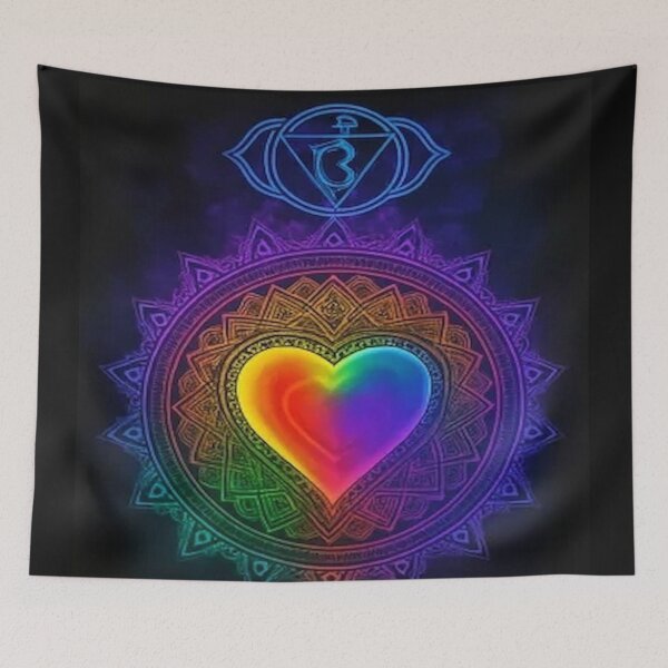 Item preview, Radiant Heart | Mandala Chakra designed and sold by Toxi Nostalgia .