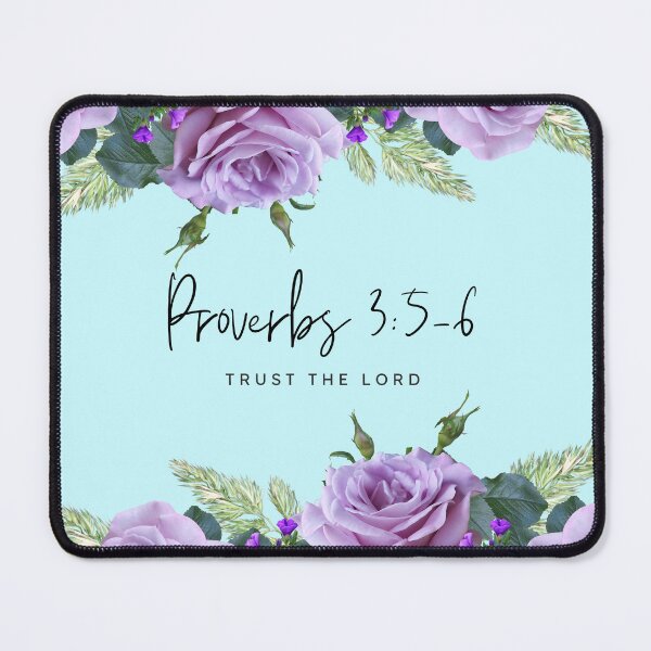 Item preview, Proverbs 3:5-6 | Trust the Lord | Purple 4 designed and sold by Proverbs 3:5-6.
