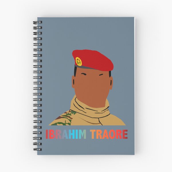 Item preview, Ibrahim Traoré illustration designed and sold by ZooStateofMind.