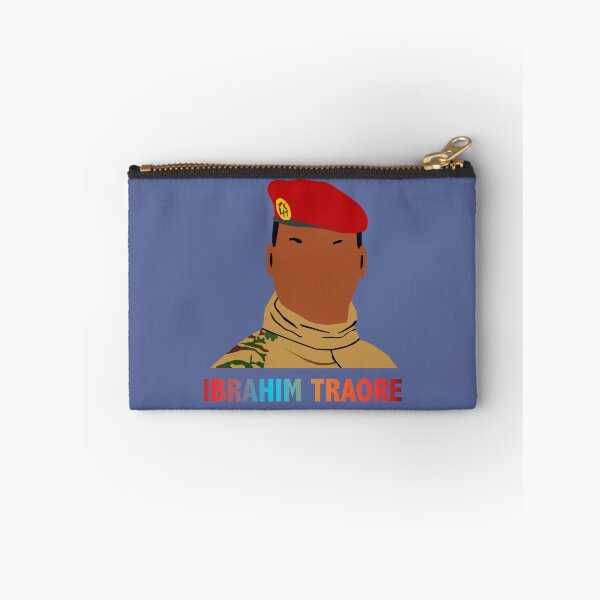 Item preview, Ibrahim Traoré illustration designed and sold by ZooStateofMind.