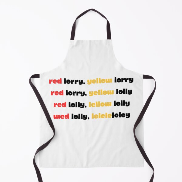 Item preview, Red Lorry Tongue Twister designed and sold by clawinyourback.