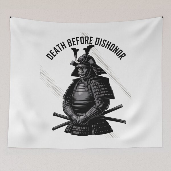 Item preview, Bushido Warrior – Death Before Dishonor designed and sold by SignumShop.