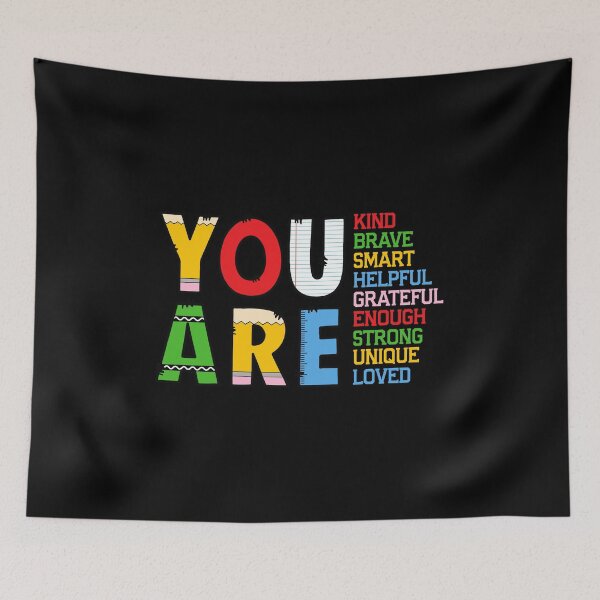 Item preview, You are kind, Brave, Smart, Helpful designed and sold by The Loved Label.