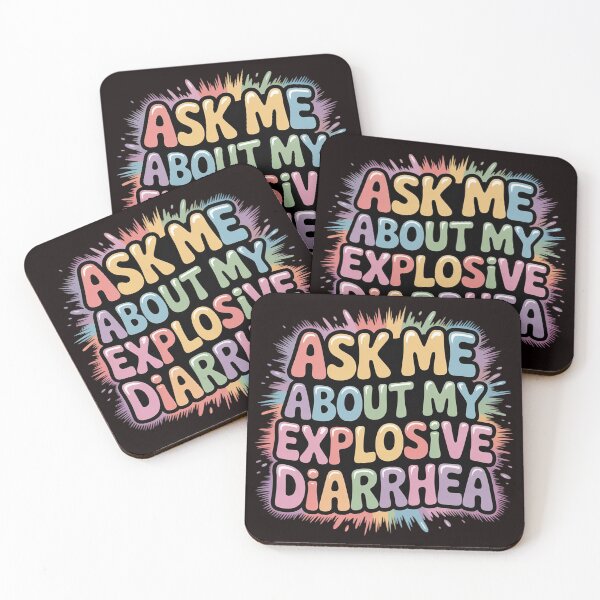 Item preview, Ask Me About My Explosive Diarrhea Edgy Adult Humor  designed and sold by sheenmi.