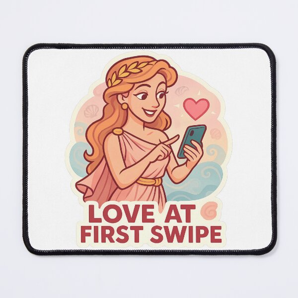 Item preview, Love at First Swipe – Aphrodite Modern Dating Art designed and sold by Cheerioza.