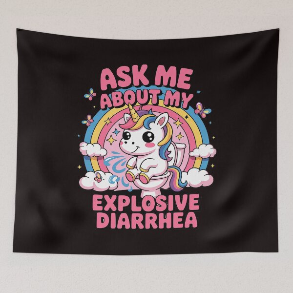 Item preview, Ask Me About My Explosive Diarrhea Adult Inappropriate designed and sold by sheenmi.