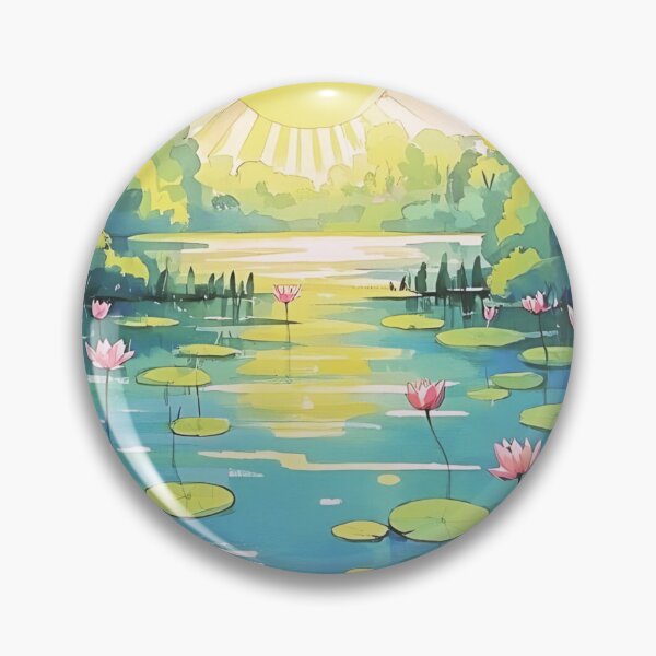 Item preview, Capricious Lilies on the Serene Lake designed and sold by AOCollections.