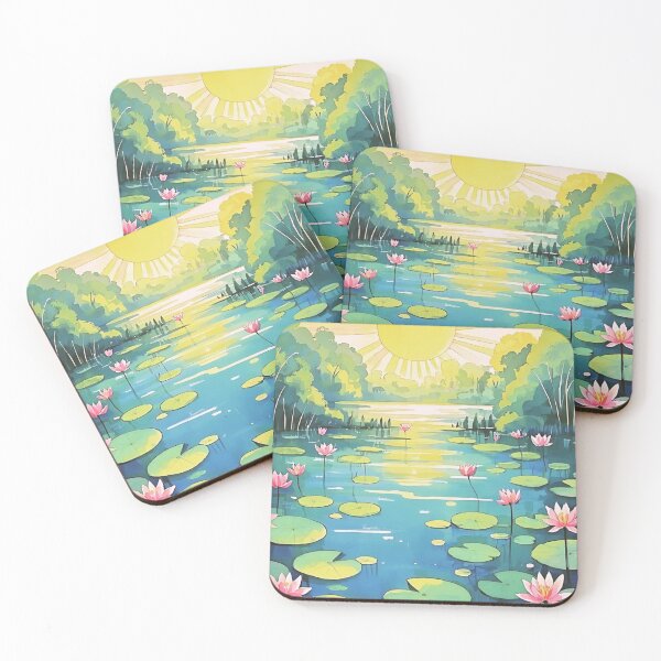 Item preview, Capricious Lilies on the Serene Lake designed and sold by AOCollections.