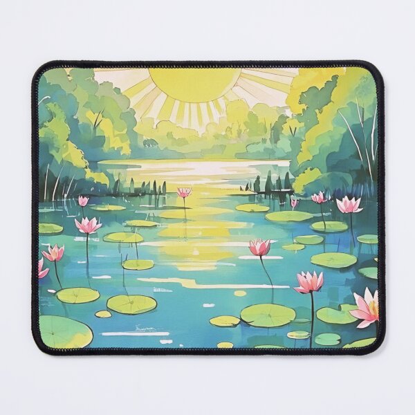 Item preview, Capricious Lilies on the Serene Lake designed and sold by AOCollections.