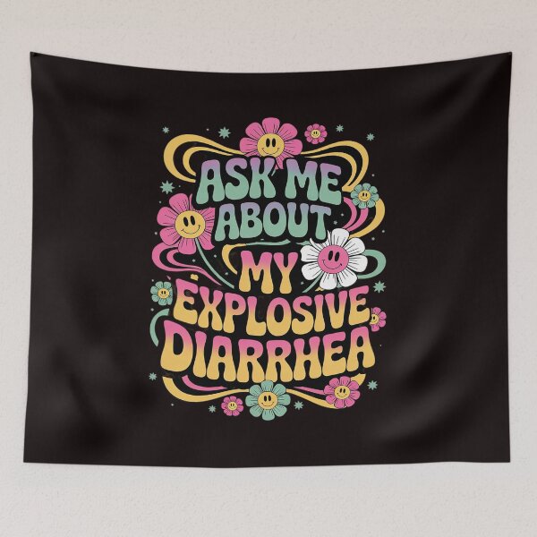 Item preview, Ask Me About My Explosive Diarrhea Inappropriate Adult designed and sold by sheenmi.