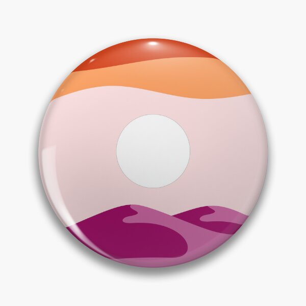 Item preview, Lesbian Desert Landscape Subtle Pride Sapphic Flag Queer designed and sold by impossiblesoul.