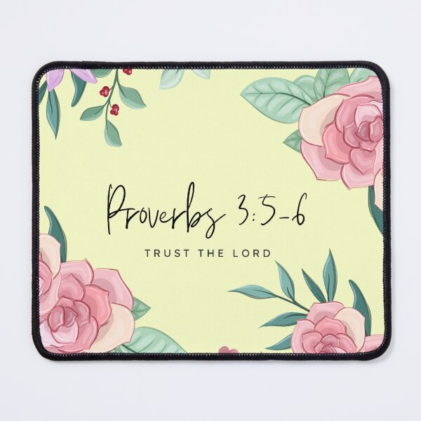Item preview, Proverbs 3:5-6 | Trust the Lord | Pink 3 designed and sold by Proverbs 3:5-6.