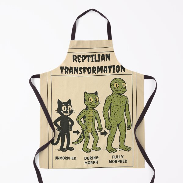 Item preview, Retro Lizard Cat Transformation designed and sold by PitchBlackIcon.