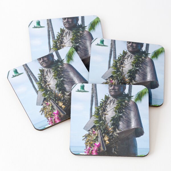 Item preview, Hawaiian Statue with Lei in Waikīkī designed and sold by throughmyeyesM.