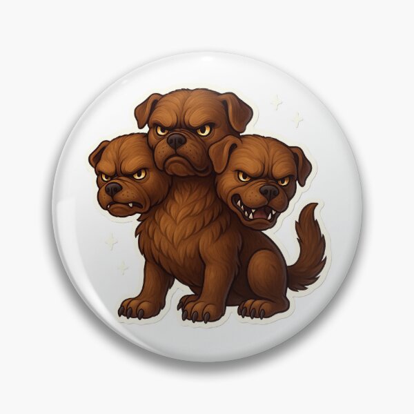 Item preview, Magical creature: Three-headed dog designed and sold by MossTrail.