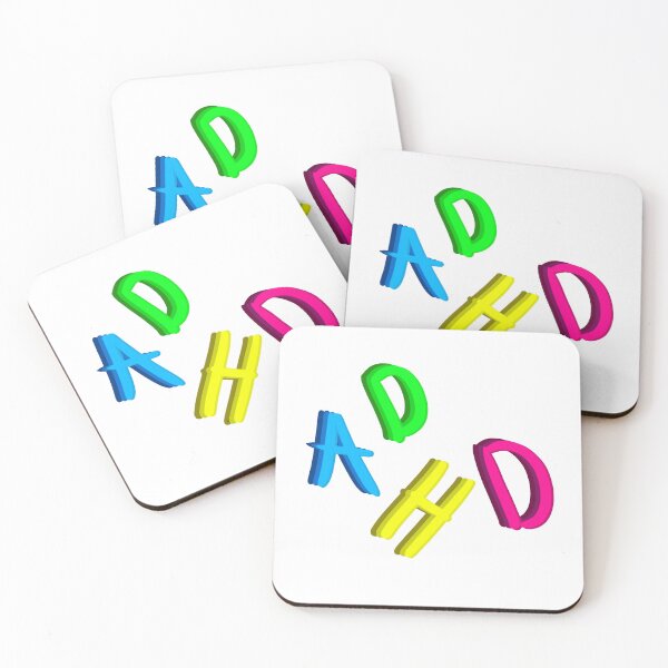 Item preview, ADHD letters designed and sold by Pinkeypode.