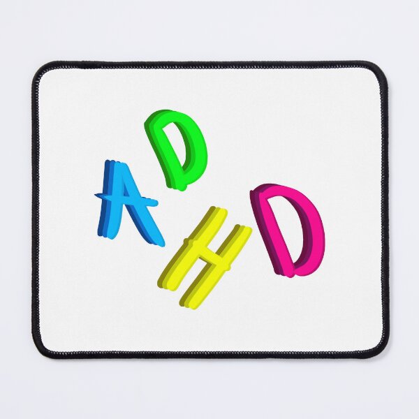 Item preview, ADHD letters designed and sold by Pinkeypode.