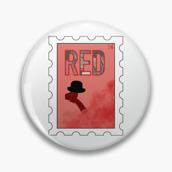 Item preview, Red Mail Stamp designed and sold by Lix Flix Studios.