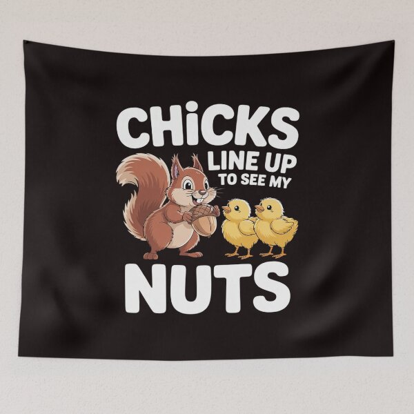 Item preview, Chicks Line Up To See My Nuts Inappropriate Item designed and sold by sheenmi.