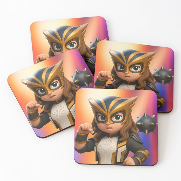 Item preview, Hawkgirl Cute fanart designed and sold by MovieMusicMaker.