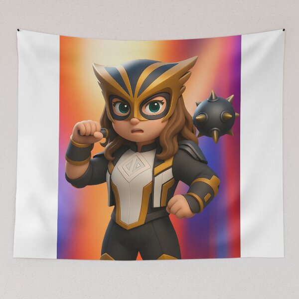 Item preview, Hawkgirl Cute fanart designed and sold by MovieMusicMaker.