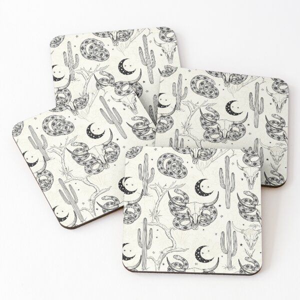 Item preview, Mystical Desert Goth Toile Pattern designed and sold by ColorVR.