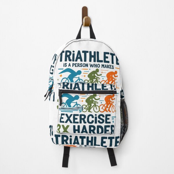 Item preview, Triathlete – A Person Who Makes Exercise 3x Harder | Funny Triathlon Design designed and sold by Triathlongram.