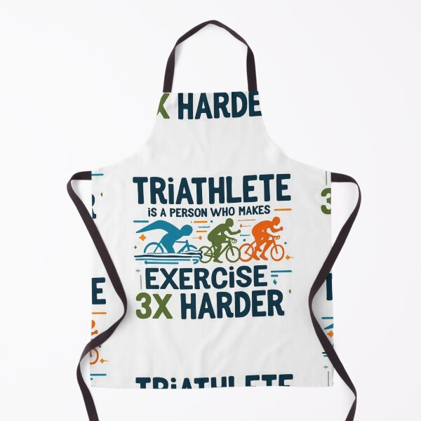 Item preview, Triathlete – A Person Who Makes Exercise 3x Harder | Funny Triathlon Design designed and sold by Triathlongram.